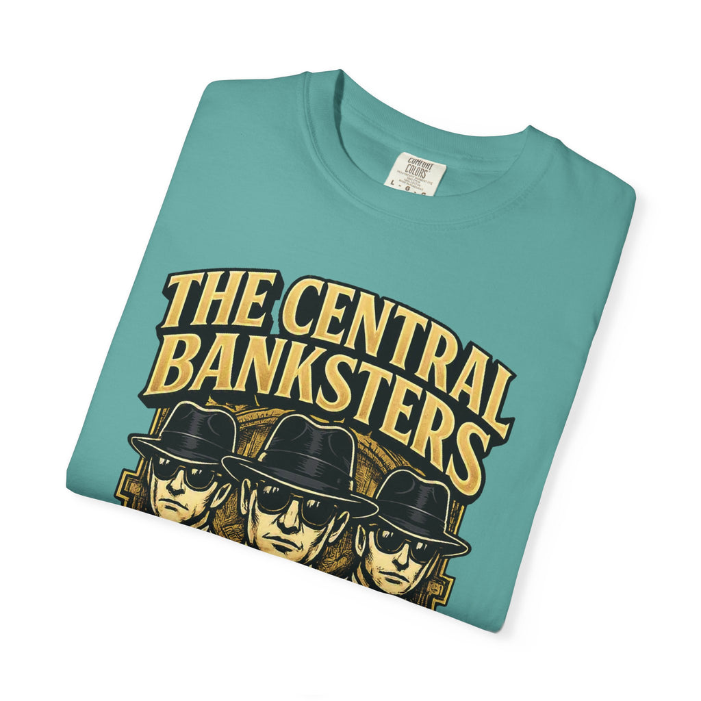 The Central Banksters Graphic T-Shirt — Retro Mobster Vintage Design