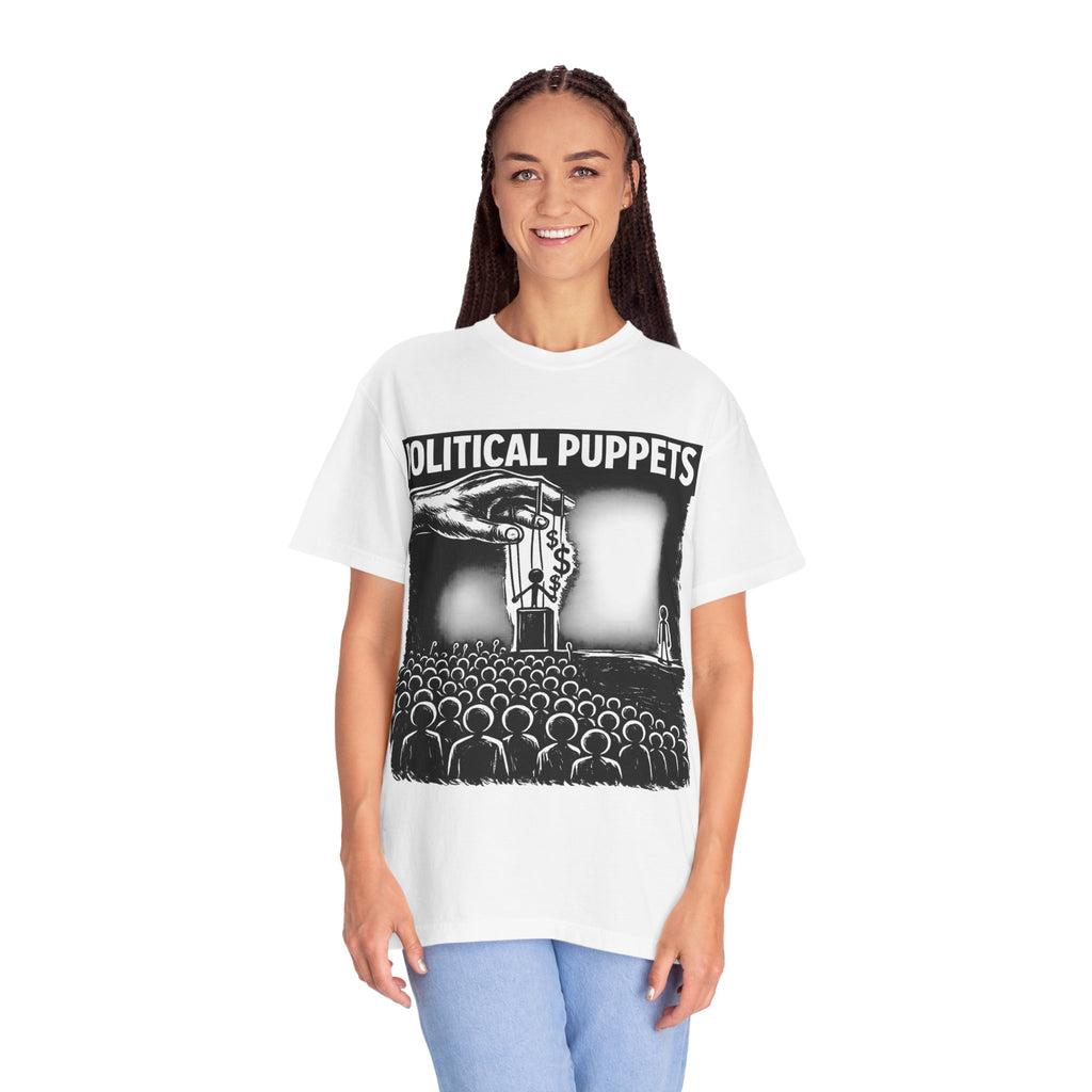 Political Puppets T-Shirt — Anti-Establishment Graphic Tee