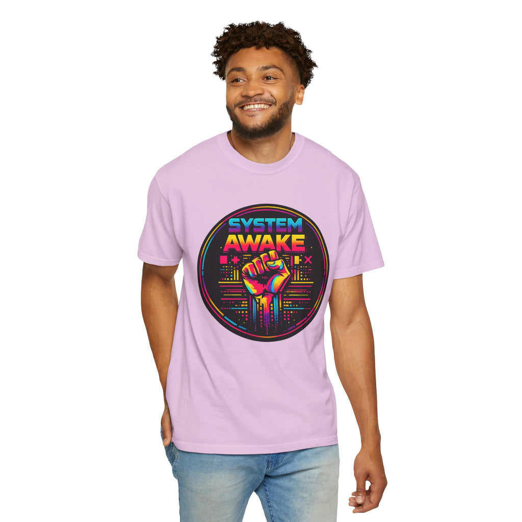 System Awake Retro Fist T-Shirt