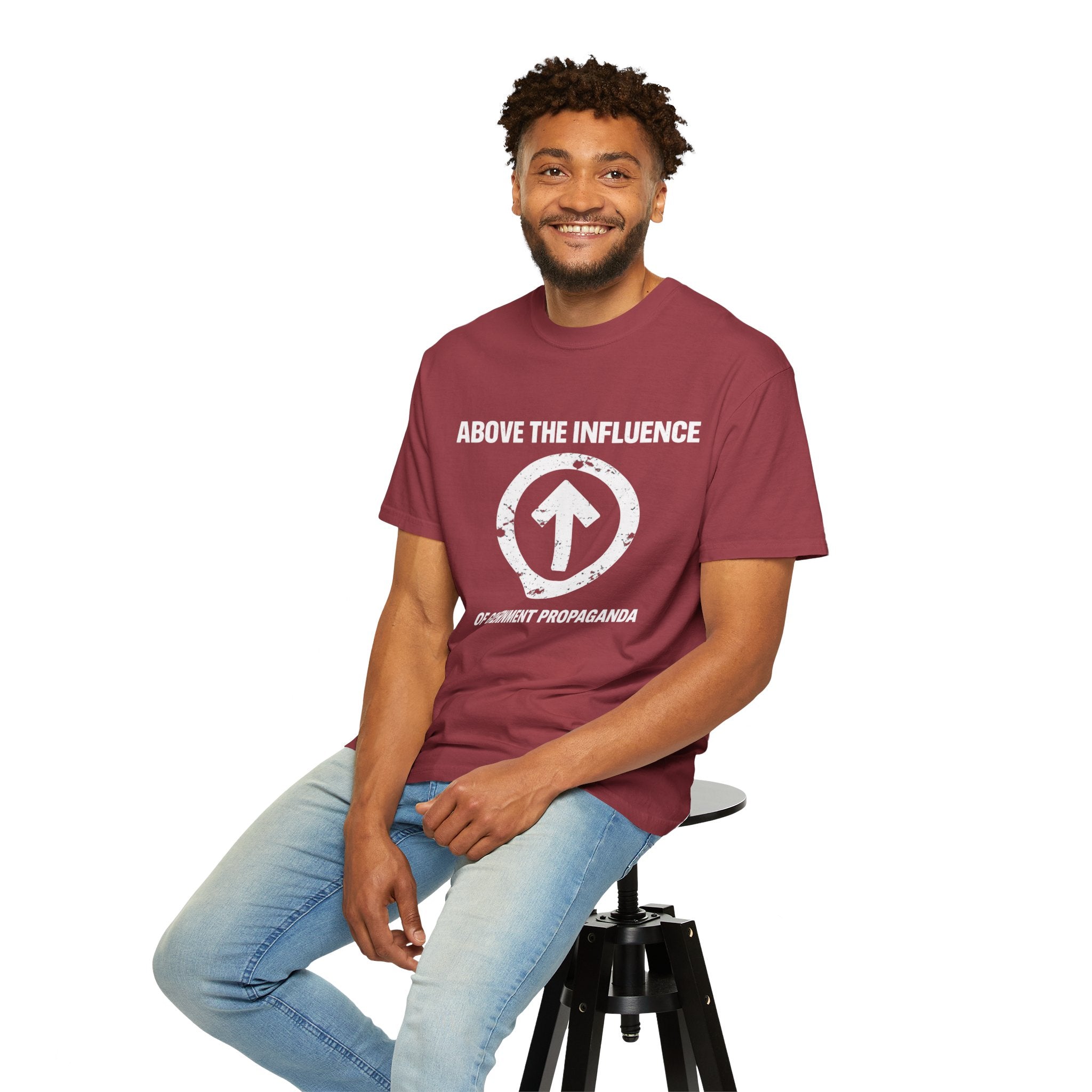 Above The Influence T-Shirt — Anti-Propaganda Graphic Tee