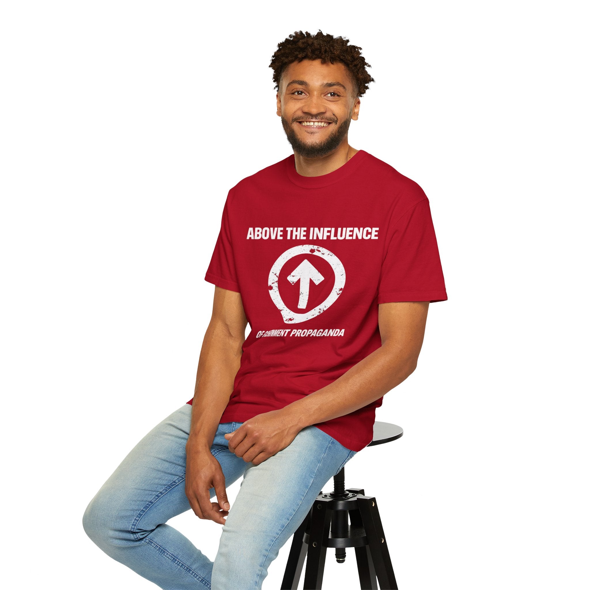 Above The Influence T-Shirt — Anti-Propaganda Graphic Tee