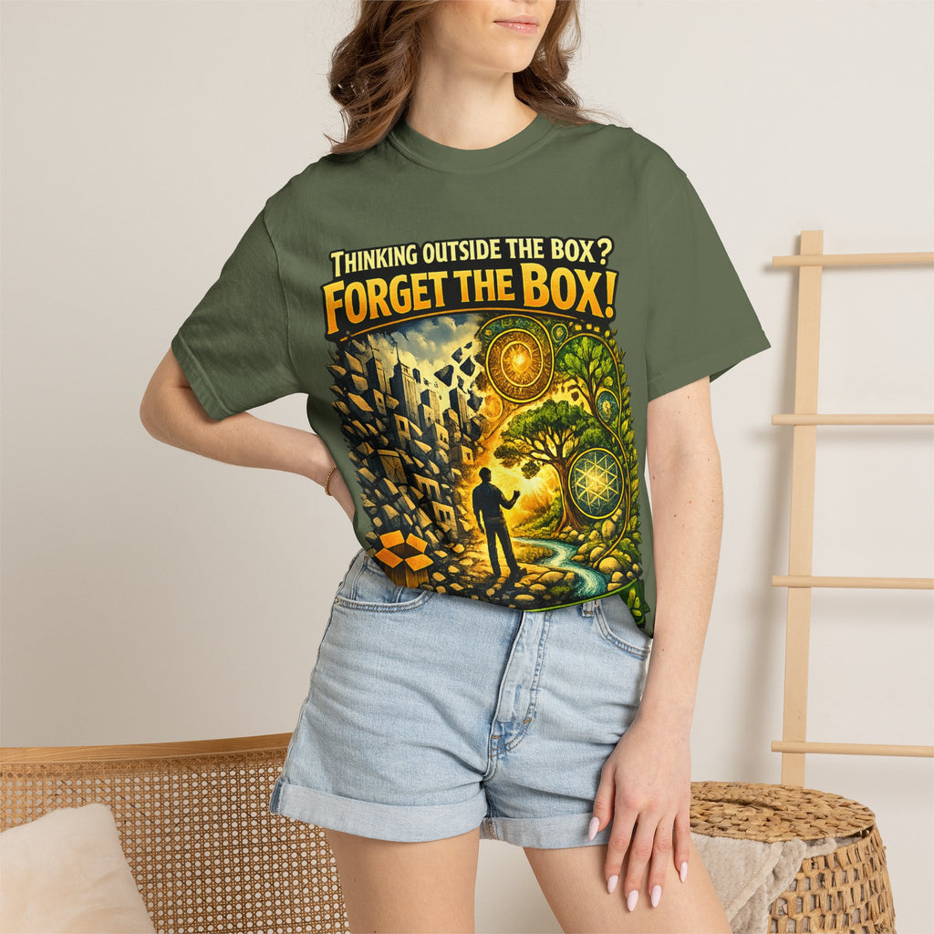 Thinking Outside the Box? Forget the Box! T-Shirt — Reconnect with Nature Graphic Tee