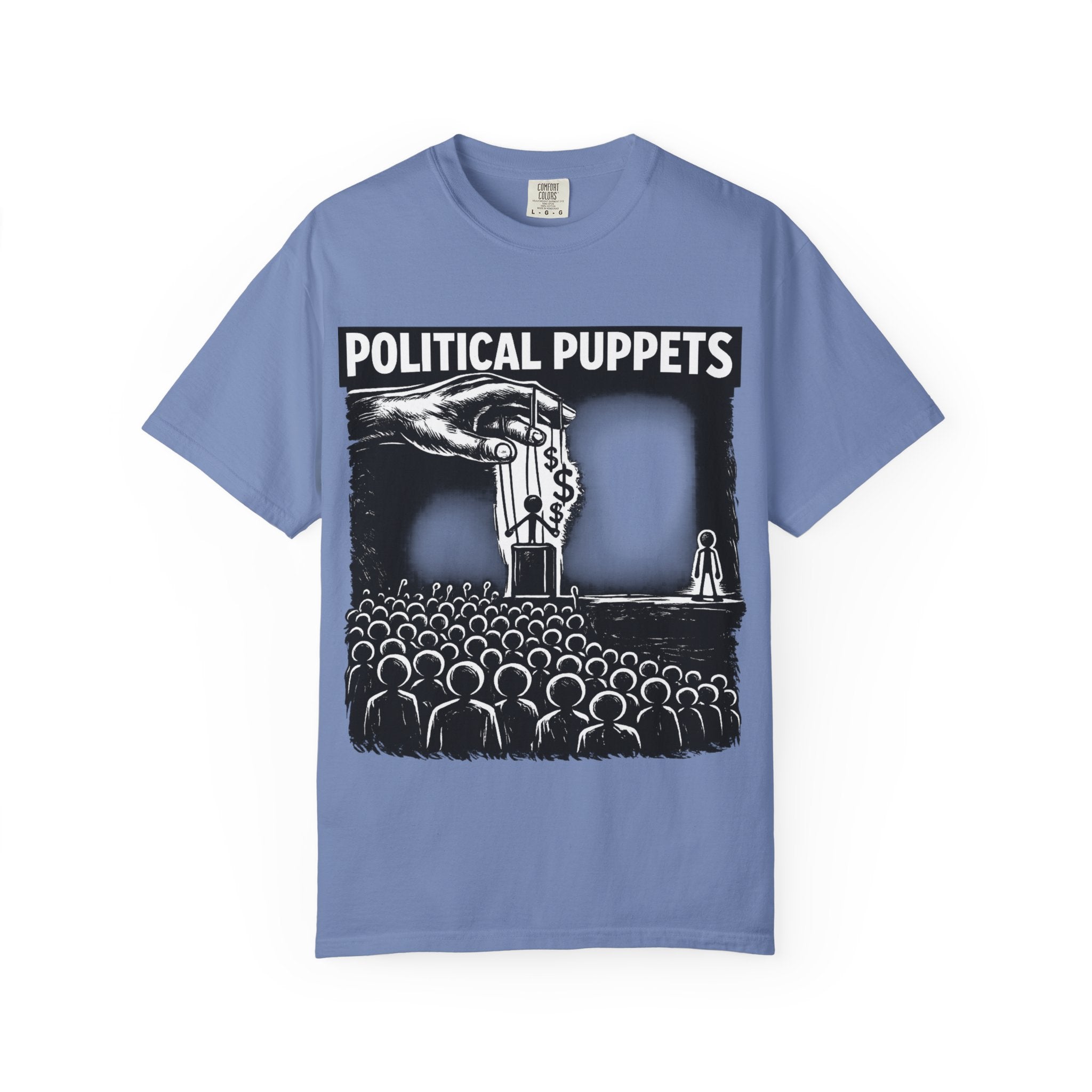 Political Puppets T-Shirt — Anti-Establishment Graphic Tee