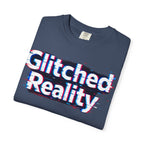 Glitched Reality T‑Shirt — Retro Glitch Graphic Tee with "Glitched Reality" Text