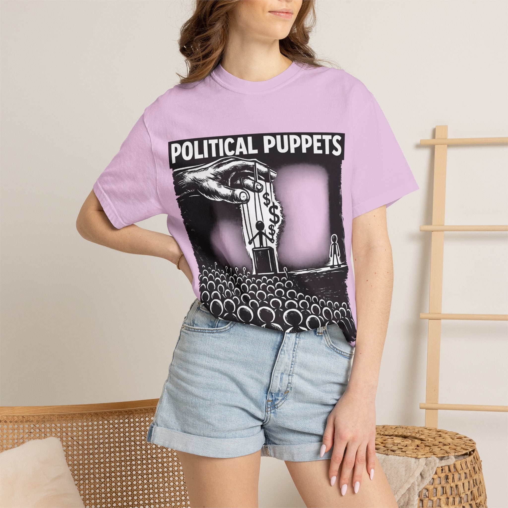 Political Puppets T-Shirt — Anti-Establishment Graphic Tee