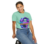Glitch Circle T‑Shirt — "The Signal Breaks" Retro Cyberpunk Tee