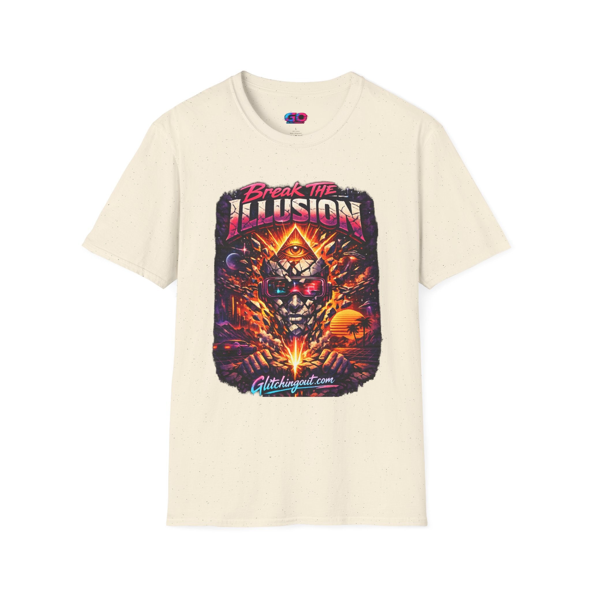 Break the Illusion Graphic T-Shirt — Psychedelic Tee