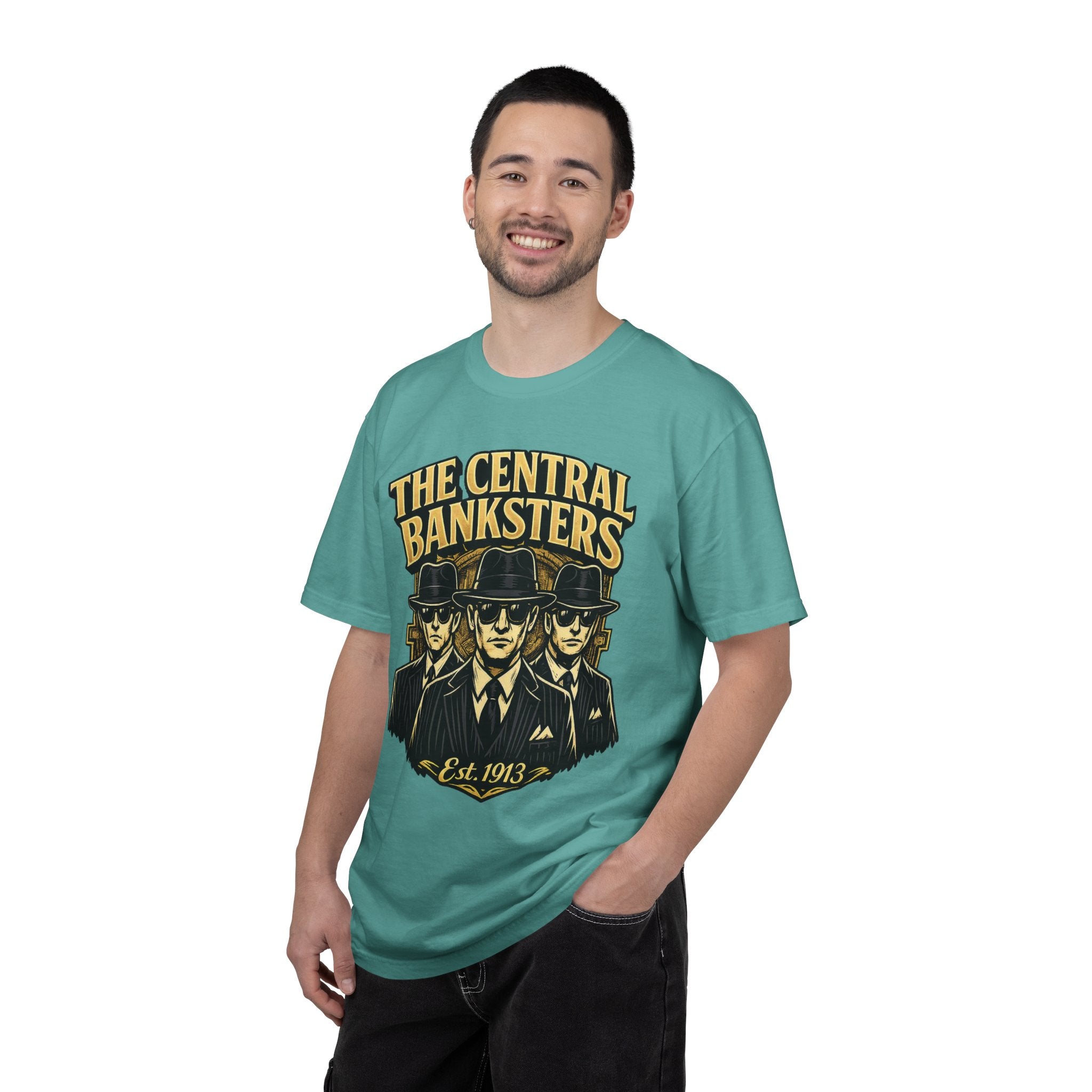 The Central Banksters Graphic T-Shirt — Retro Mobster Vintage Design
