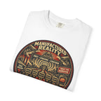 Manufactured Reality Graphic "Building Your Illusion" Vintage Protest — T-Shirt