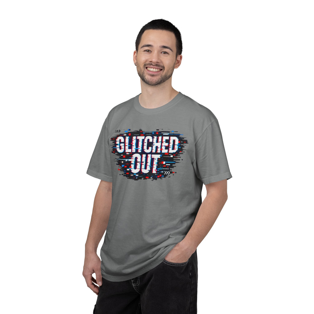 Glitched Out T-Shirt — Retro Glitch Graphic Tee